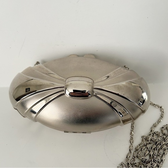 Rachel & Co. Oval Metal Clutch Bag - Picture 5 of 6
